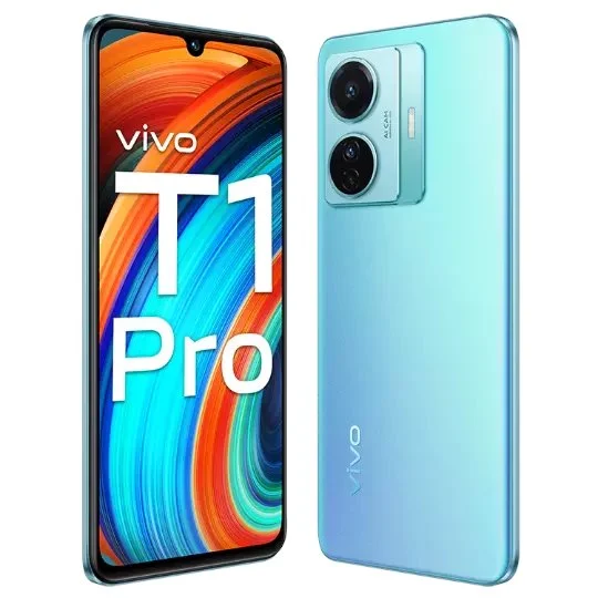 the vivo t1 pro 5g front and back look